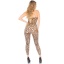 LEOPARD FOOTLESS BODYSTOCKING M/L