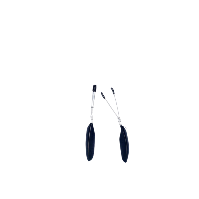 EXCLUSIVE NIPPLE CLAMPS 13 FEATHER BLACK