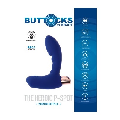 THE HEROIC P-SPOT BUTTPLUG WITH REMOTE