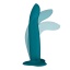 F LIMBA FLEX BENDABLE DILDO M SEA BLUE