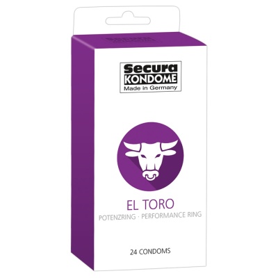 SECURA EL TORO CONDOM 24PCS