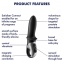SATISFYER HOT PASSION ANAL VIBRATOR BLUETOOTH+APP