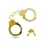 METAL HANDCUFFS GOLD
