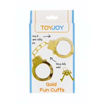 METAL HANDCUFFS GOLD