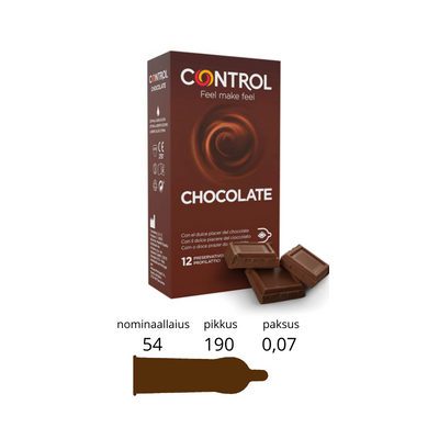 CONTROL CHOCOLATE CONDOMS 12TK