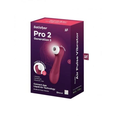 SATISFYER PRO 2 GENERATION 3 LIQUID AIR TEHNOLOGY BLUETH+APP