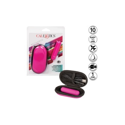 RECHARGEABLE HIDEAWAY BULLET PINK