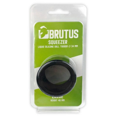 BRUTUS SQUEEZER LIQUID SILICONE BALL TUGGER 40X34 MM