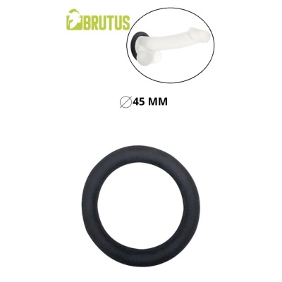BRUTUS STRETCHY SILICONE DONUT COCKRING S 45MM