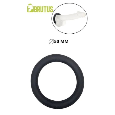 BRUTUS STRETCHY SILICONE DONUT COCKRING M 50MM
