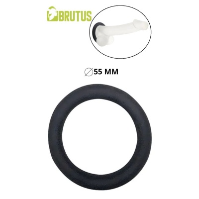 BRUTUS STRETCHY SILICONE DONUT COCKRING L 55MM