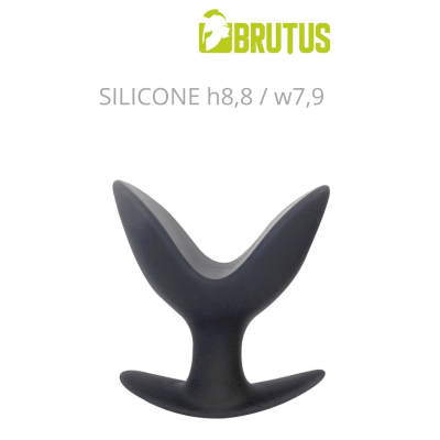 BRUTUS OPEN WIDE - SILICONE TWIN TIP BUTT PLUG M