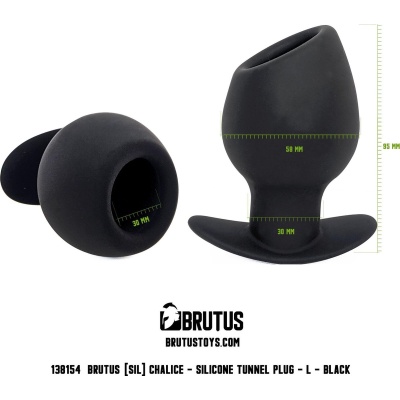 BRUTUS CHALICE - SILICONE TUNNEL PLUG L