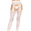 HEART NET SUSPENDER HOSE O/S
