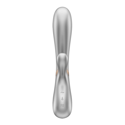 SATISFYER HOT LOVER HEATING VIBRATOR SILVER