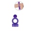 CASUAL RING VIBRATING DOUBLE PLEASURE PURPLE