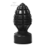 HAND GRENADE ALL BLACK PLUG ANAL 14CM