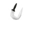 DARKNESS TAIL BUTT SILICONE PLUG - WHITE