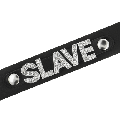 COQUETTE CHIC DESIRE CHOKER VEGAN LEATHER - SLAVE