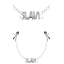 OHMAMA NIPPLE CLAMPS WITH CHAINS – SLAVE