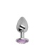 OHMAMA ANAL PLUG WITH VIOLET CRYSTAL L