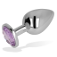 OHMAMA ANAL PLUG WITH VIOLET CRYSTAL L