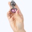 SECRET PLAY METAL BUTT PLUG FUCHSIA HEART S 7 CM 