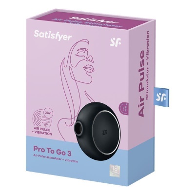SATISFYER PRO TO GO 3 BLACK