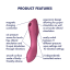 SATISFYER CURVY TRINITY 3 RED