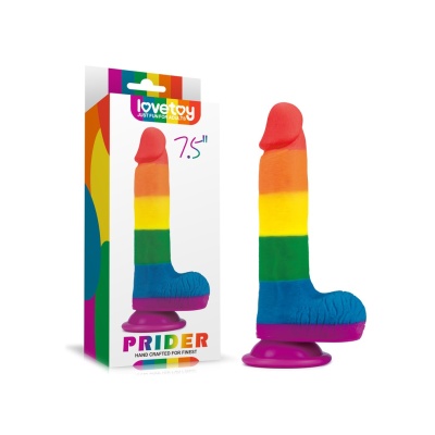 LOVETOY PRIDER DILDO 19 CM