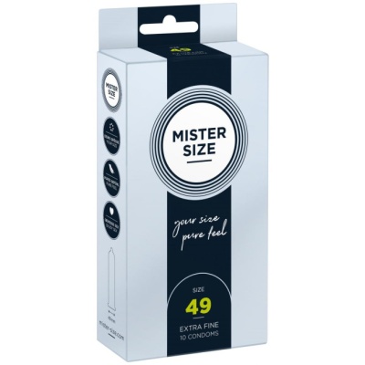 MISTER SIZE 49MM CONDOMS 10PCS