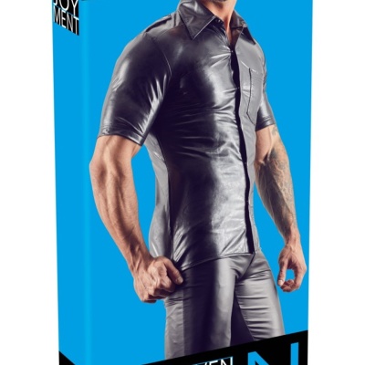SVENJOYMENT WETLOOK SHIRT SIZE XL