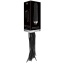 OUCH! BLACK WHIP WITH REALISTIC SILICONE DILDO