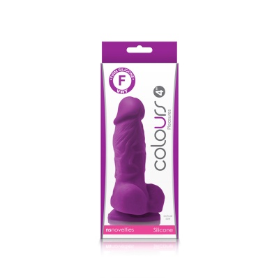 COLOURS PLEASURES 4 INCH PURPLE