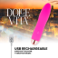 DOLCE VITA RECHARGEABLE VIBRATOR FOUR PINK 7 SPEED