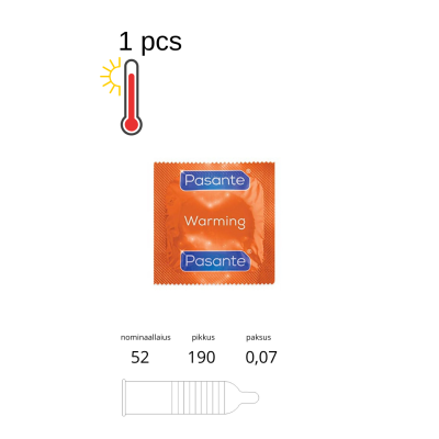 PASANTE CONDOM WARMING 1TK