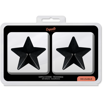 COQUETTE NIPPLE COVERS BLACK STARS
