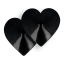 COQUETTE NIPPLE COVERS BLACK HEARTS