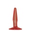 BASIX 4" MINI BUTT PLUG RED