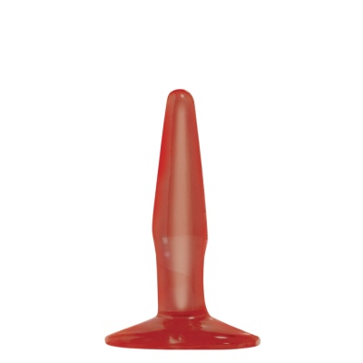 BASIX 4" MINI BUTT PLUG RED