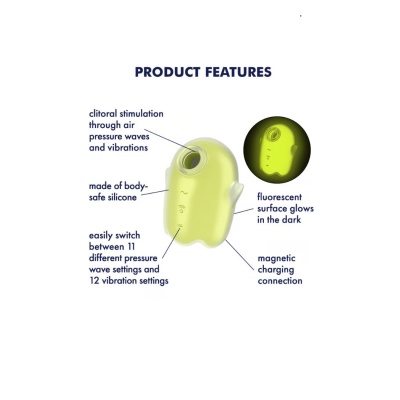 SATISFYER GLOWING GHOST YELLOW