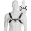 GENUINE LEATHER BDSM TOP HARNESS BLACK
