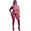 BODYSTOCKING WITH HALTERNECK PINK XL-XXXXL