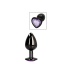 HEART GEM BLACK / PURPLE S