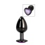 HEART GEM BLACK / PURPLE L