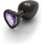 HEART GEM BLACK / PURPLE L
