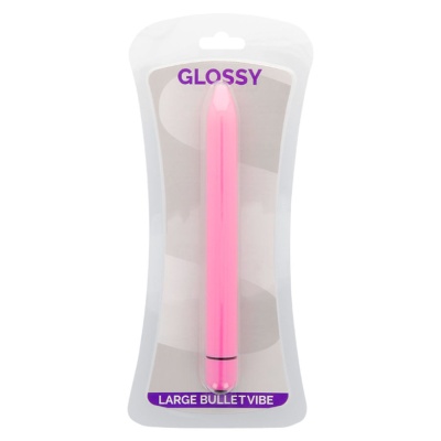 GLOSSY™ LARGE BULLET VIBE PINK