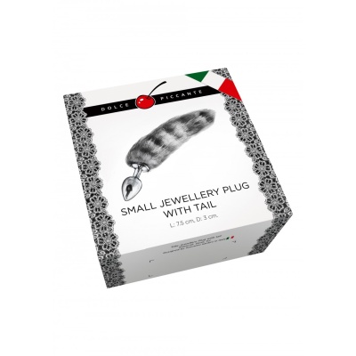 JEWELLERY SMALL SILVER STRIPE TAIL