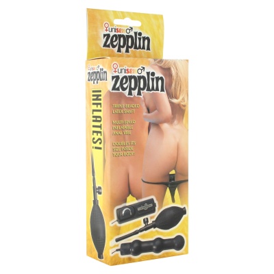 ZEPPLIN BLACK INFLATABLE ANAL WAND