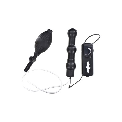 ZEPPLIN BLACK INFLATABLE ANAL WAND